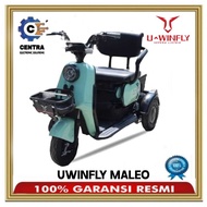 Promo Sepeda Motor Listrik UWINFLY MALEO Roda 3 Tiga 500 Watt Electric E Bike GARANSI RESMI