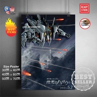 (Ready Stock) Mobile suit Gundam 144 RX-78-2 / RX78-2 / RX78 2 Gundam wall poster sticker deco poste
