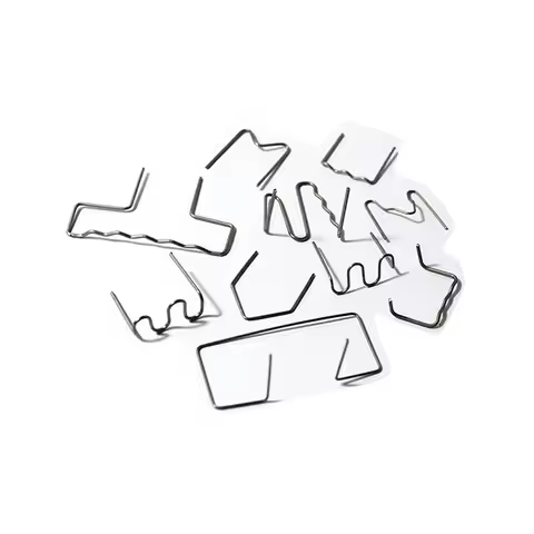 0.6mm 0.8mm Hot Stapler Staples Flat Wave Corner For Car Bumper Plastic Welder Automotive Repair Kit