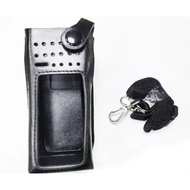 Leather Protective Sleeve Bag Hard Holster Case for Motorola XiR P8668 P8660i GP338 DGP8550 DP4800e 