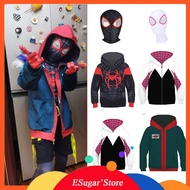 Spiderman Costume For Kids Miles Morales Costume Jacket Boy Spider Gwen Stacy Costume [spiderman acr