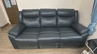 真皮芝華仕-三座位三獨立電動真皮梳化（零靠牆梳化三座位 Jennifer moris sofa leather 3- seaters真皮3座位電動梳化，⭐️左右兩邊及中間坐位可電動調較，W 77”, 