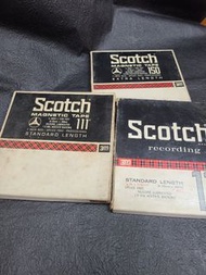 早期 Scotch 盤帶式 錄音帶 盤式錄音帶
