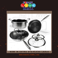 Edmark Scratch-Free Cookware Set Sus 304 Stainless-Steel And Honeycomb Design