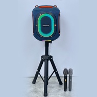 ลำโพงบลูทูธ ลำโพง คาราโอเกะ  hopestar party box 600 ลำโพงกำลัง ขับ 300W พร้อม ไมโครฟอง2 ตัว ของแท้10