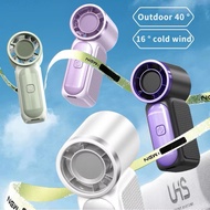 X688 Fan New Refrigeration Silent Portable Fan Handheld Small Fan Cool Air Long Battery Life Mini Fa