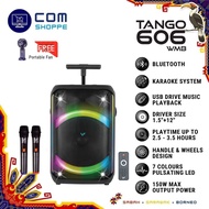Vinnfier Tango 606 WMB 12" Bass Bluetooth Karaoke Speaker LED Party Lights AUX, USB, Micro SD Card, 