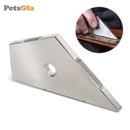 [PETSOLA] Professional Bass Fret Leveling Ruler Steel Fret Aligner Measuring Tool for 24 Frets Guita