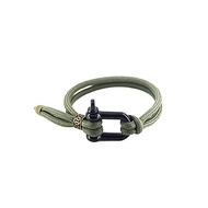 Survival Bracelet Paracord Shackle D Army Color