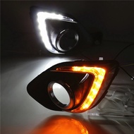 Car DRL For Mitsubishi ASX 2013 2014 2015 LED Daytime Running Lights Daylight Waterproof Fog Head La