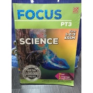 FOCUS PT3 SCIENCE FORM1.2.3 KSSM 99新 二手Second Hand