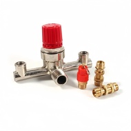 Kompresor Regulator Bracket Cincin Selang Kompresor Udara Dua Outlet V-Bracket Untuk Kompresor Udara