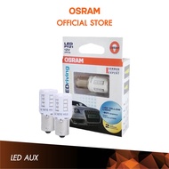 หลอดไฟ LED OSRAM 7457YE ขั้วเขี้ยวตรง PY21W (ไฟ 1จุด) แสงสีเหลือง Amber