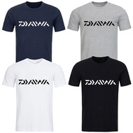 Summer DAIWA Fishing Clothing Printed Mens T-Shirt Fashion Casual T Shirt Short-sleeved T Shirt Roun