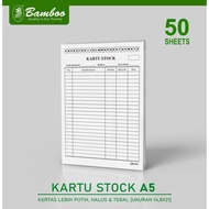 Bamboo A5 50's Portrait Stock Card (Stock Card)