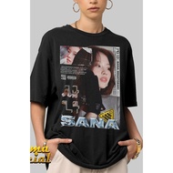 Sana Twice Kpop TWICE T-Shirt TWICE World TOUR T Shirt Cotton Tee-shirt Graphic Printing Short Sleev