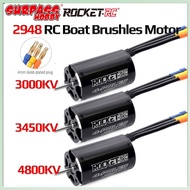 Surpass Hobby Rocket 2948 3.175mm Shaft 3000KV 3450KV 4800KV Waterproof Brushless Motor For 600-800m