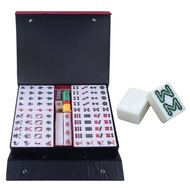 Mahjong Set 4 Players (168 tiles) 3 Players (88 tiles) 36mm Jade Green Spare Tiles Chips & Dice