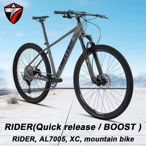 TWITTER 27.5 29 Inch Aluminum MTB Mountain Bike, 12/24 Speed Hydraulic Disc Brake, Internal Routing 