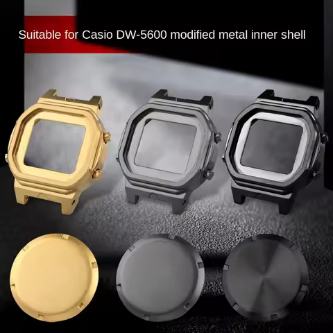 Stainless Steel Inner Case for Casio G-SHOCK 3229 DW5600E/BB/SK/UE/MS Modified Set Case Bezel Metal 