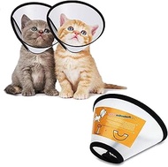 Pack of 2 Cat Collars for Dogs Pets Protective Collar Cone Collars Made of Plastic, Lightweight Eliz