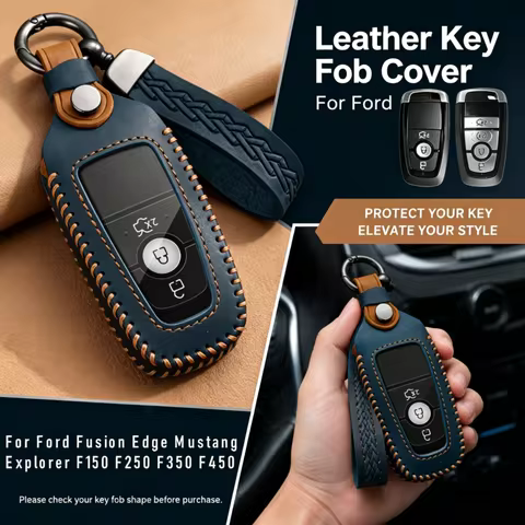 New Car Key Case Cover For Ford Explorer Mustang Fusion Escape F150 F250 F350 F450 F550 Ford Raptor 