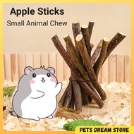 Natural Apple Stick Hamster chew Rabbit Chinchilla Chew stick wood dental health small animal teeth 