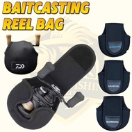 【MillionFishing】Bait Casting Reel Bag Shimano/Daiwa/Tatula Fishing Reel Cover Beg Simpan Mesin Manci
