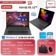 Terlaris!!! Laptop Lenovo V14 G2 Itl Intel Core I3 1115G4 12Gb Ram