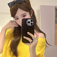 Solid Color Phone Case Compatible with 16 Pro Max/16 Pro/15 Pro Max/14 Pro Max**-&