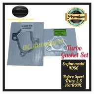 TURBO GASKET SET MITSUBISHI PAJERO SPORT TRITON 2.5 16V DOHC 4X4 ENGINE MODEL 4D56