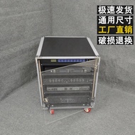 SJJ professional 10U power amplifier rack adjustable power amplifier cabinet ktv audio rack household audio cabinet with brake movable TEGO