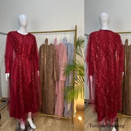 (REALPIC) KAFTAN SYARI NABILA | OUTFIT GAUN PESTA SIMPLE ELEGAN