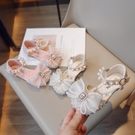 XXJ1563  Kids Shoes Baby Shoes Girl Shoes Girl Princess Diamonds Shoes with Bow PU Leather Soft Kids