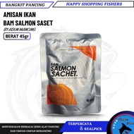 bam salmon adun mancing - amisan bam salmon saset adun 45gram campuran umpan pancing