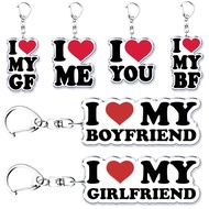 Simple I Love Me You Letter Keychain My Fictional Boyfriend Awesome Keychains Girlfriend Hot Wife Mo