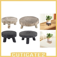 [Cuticate2] Plant Stand, Plant Stool, Round, Garden, Flower Pot Holder, Flower Pot Stand for Indoor Lawn