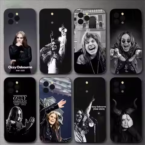 Band O-Ozzy O-Osbourne Phone Case For iPhone 16,15,14,13,12,11,XS,XR,X,8,7,Pro,Max,Plus,mini Silicon