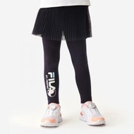 FILA - FILA KIDS 垂直FILA Logo 緊身裙褲 3-9歲