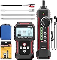 RJ45 Network Cable Tester and Tracer, VXSCAN NF-8209S Ethernet Cable Tester Wire Tracer with NCV & L