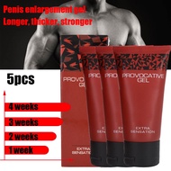 5pcs/lot Provocative Gel Penis Enlargement Cream Increase Penis Size Delayed Premature Ejaculation Intimate Lubricant Men Cock