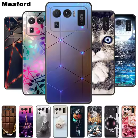For Xiaomi Mi 11 Ultra Case 6.81 Shockproof Soft silicone TPU Back Cover Cases For Xiaomi11 Ultra Ph