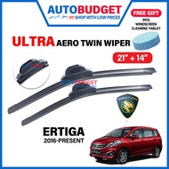 PROTON ERTIGA 2016 - PRESENT ULTRA Aero Twin Wiper UNIVERSAL ADAPTER ERTIGA Wiper Set (21" +14") Win