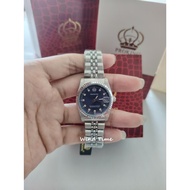 PROKING Jam Tangan Lelaki Silver Analog Diamond Dial Medium Size Stainless Steel Casual Watch