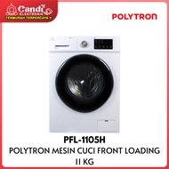 POLYTRON MESIN CUCI FRONT LOADING PFL-1105H / PFL 1105H / PFL1105 11KG