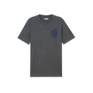 เสื้อยืดคุณภาพดี ผ้าฝ้าย 100%AIIZ (เอ ทู แซด) - เสื้อยืดคอกลม ปักโลโก้สิงห์  Big Lion T-shirtsS-3XL