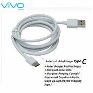 (white) Usb type C charger cable vivo Y18 - vivo Y18e - vivo Y18i - vivo Y18t