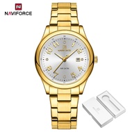 NAVIFORCE 5059 Simple Zirconia Women's Watch with Calendar Function