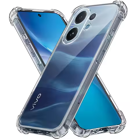 TPU Clear Phone Case For Vivo V60 V50 V40 V30 V30e V29 V29e V27 V27e V25 V25e V23 V23e Lite 5G 4G SE