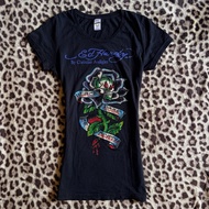 Ed Hardy Black Rose Tee